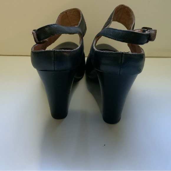 *Miz Mooz Leather Adjustable Ankle Strap Pumps Slingback - Picture 7 of 8